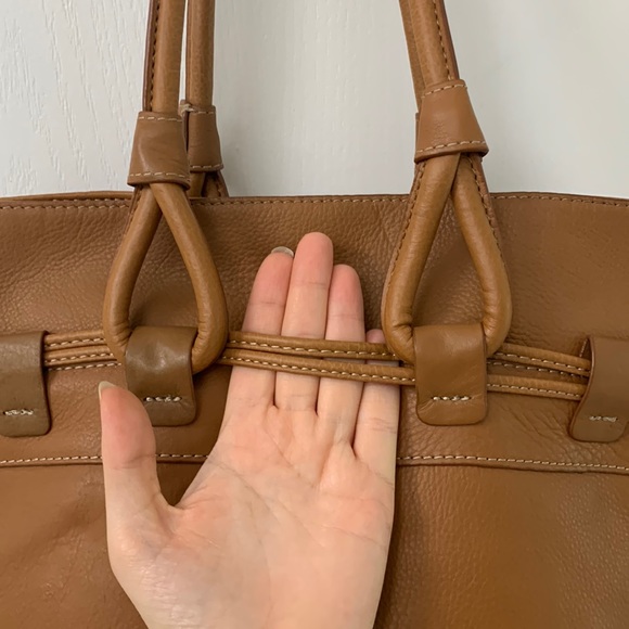 Tan / Light Brown Leather Bag - Picture 10 of 16